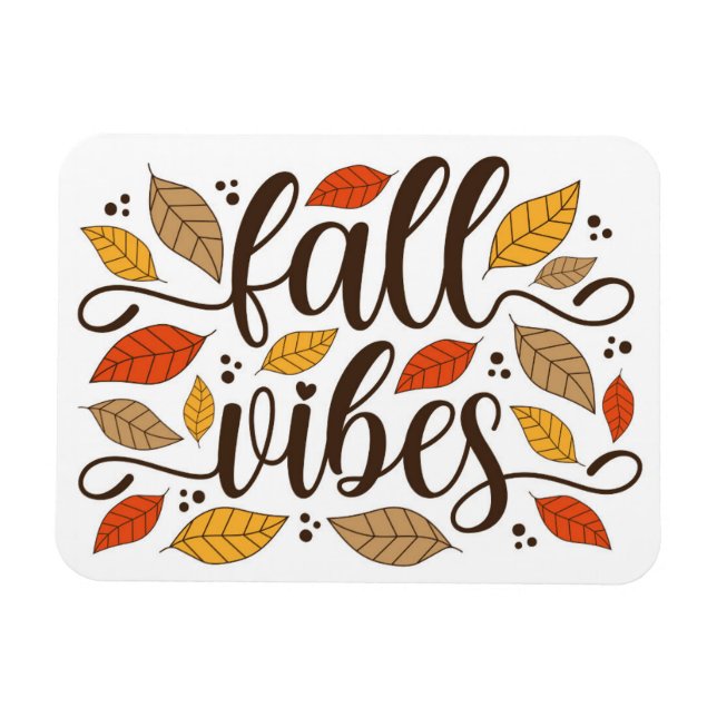 Magnet Flexible Vibes d'automne (Horizontal)