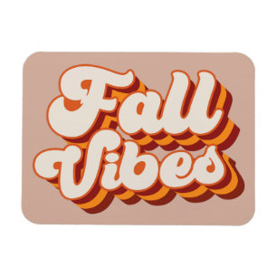 Magnet Flexible Vibes d'automne rétro