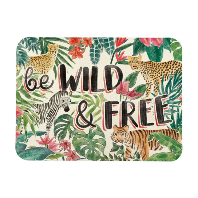 Magnet Flexible Vibes de la jungle (Horizontal)