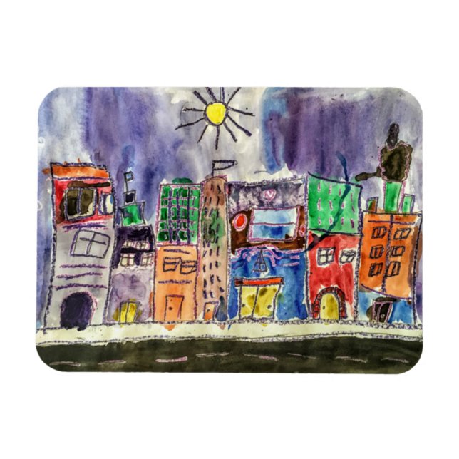 Magnet Flexible Vie urbaine 1ère qualité d'aimant (Horizontal)