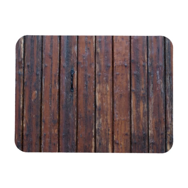 Magnet Flexible Vielles Portes Brown En Bois Avec Support En Fer N (Horizontal)