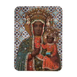 Magnet Flexible Vierge noire et aimant pour enfant