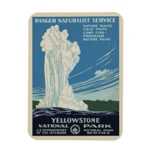 Magnet Flexible Vieux fidèle à Yellowstone National Park