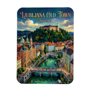 Magnet Flexible Vieux Ljubljana Slovénie