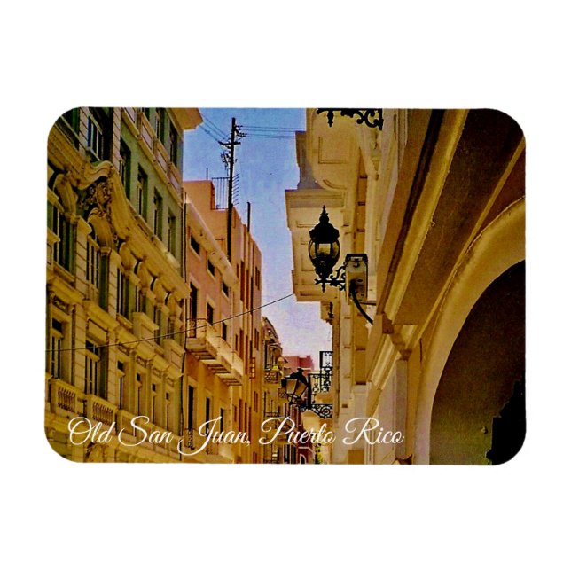 Magnet Flexible Vieux San Juan, Porto Rico (Horizontal)
