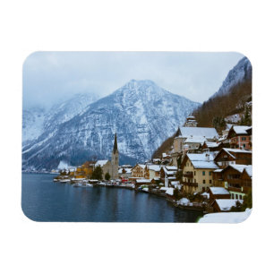 Magnet Flexible Village Hallstatt Sur Le Lac - Salzbourg Autriche