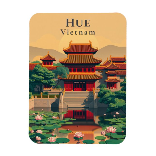 Magnet Flexible Ville impériale du Vietnam (Vertical)