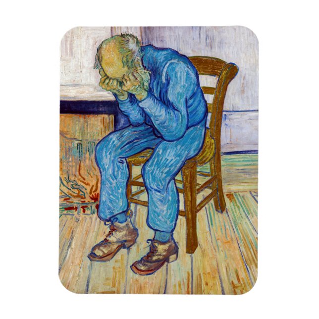 Magnet Flexible Vincent van Gogh - À la porte de l'éternité (Vertical)