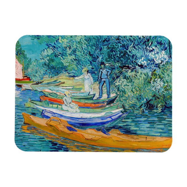 Magnet Flexible Vincent van Gogh - Banque de l'Oise à Auvers (Horizontal)