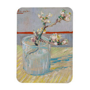Magnet Flexible Vincent van Gogh - Branche d'amandes en verre