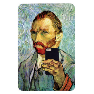 Magnet Flexible Vincent Van Gogh Cellphone Selfie Autoportrait