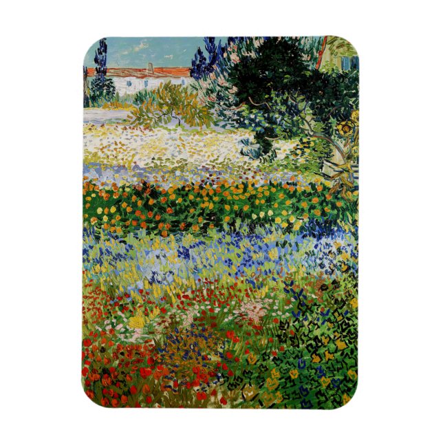 Magnet Flexible Vincent van Gogh - Flower Garden (Vertical)