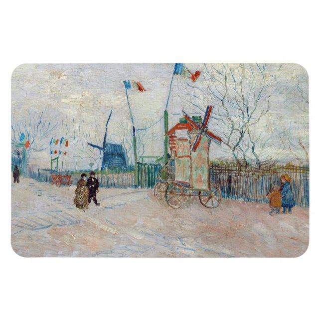 Magnet Flexible Vincent van Gogh - Impasse des Deux Frères (Horizontal)