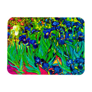 Magnet Flexible Vincent Van Gogh - Irises - Art pop de fleurs