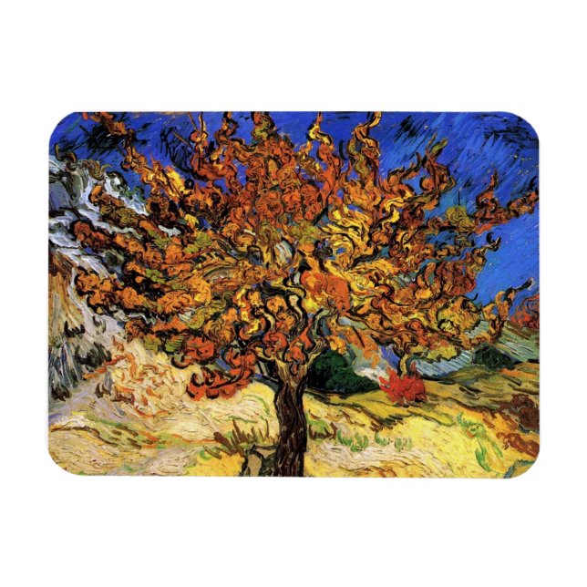 Magnet Flexible Vincent Van Gogh - Les Beaux-Arts du Mulberry Tree (Horizontal)