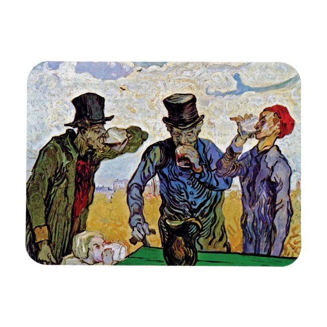 Magnet Flexible Vincent Van Gogh - Les Boveurs - Les Beaux-Arts (Horizontal)