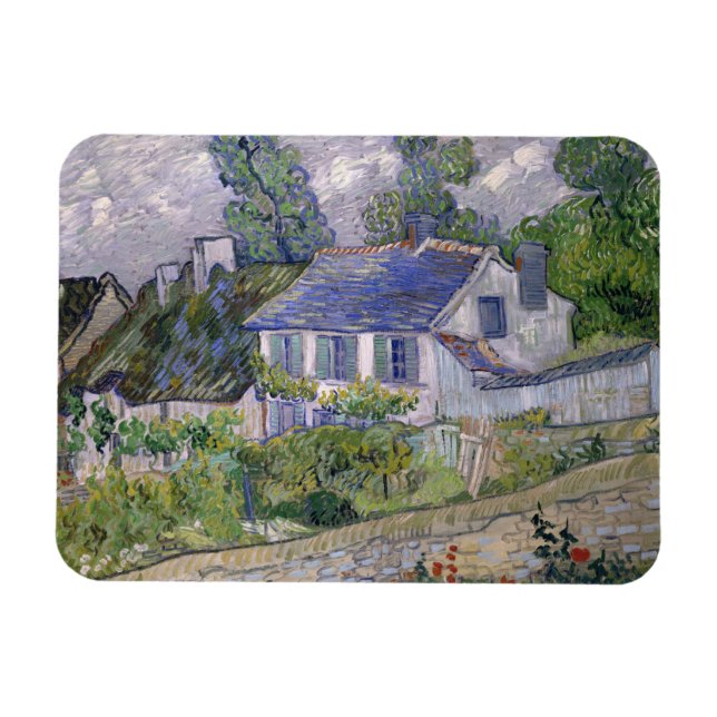 Magnet Flexible Vincent van Gogh - Maisons à Auvers (Horizontal)