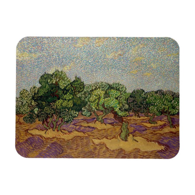 Magnet Flexible Vincent van Gogh - Olive Trees (Horizontal)