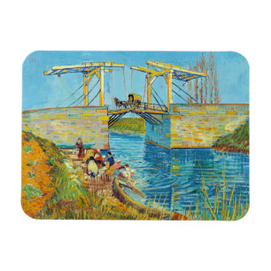 Magnet Flexible Vincent van Gogh - Pont Langlois à Arles #1