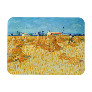 Magnet Flexible Vincent Van Gogh, Récolte de maïs en Provence