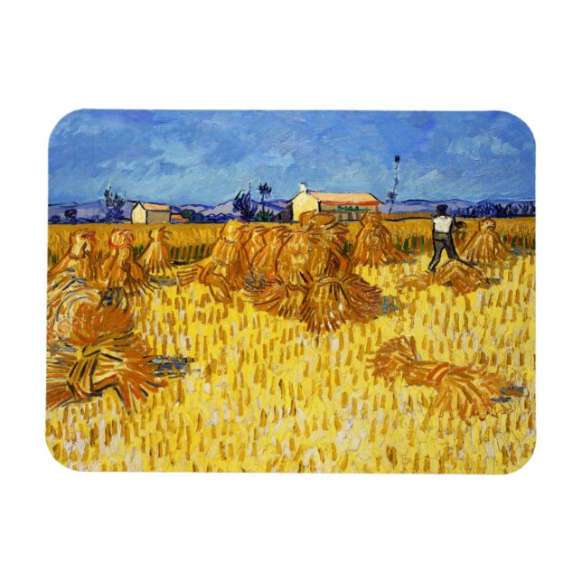 Magnet Flexible Vincent van Gogh - Récolte en Provence (Horizontal)