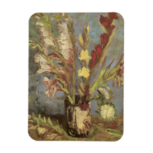 Magnet Flexible Vincent van Gogh - Vase de la vie morte avec Gladi