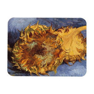 Magnet Flexible Vincent van Gogh - Vie morte : Deux tournesols cou