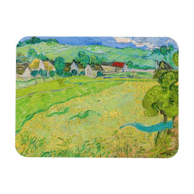 Magnet Flexible Vincent van Gogh - Vue des Vessenots près d'Auvers (Horizontal)