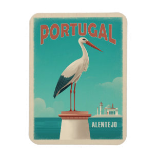 Magnet Flexible Vintage Alentejo Portugal Travel