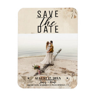 Magnet Flexible Vintage Delicate Floral Botanical Mariage Boho