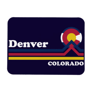 Magnet Flexible Vintage Denver Colorado