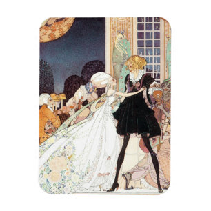 Magnet Flexible Vintage Douze Princesses Danseuses par Kay Nielsen