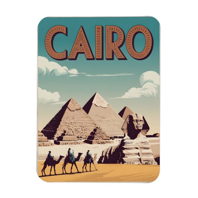 Magnet Flexible Vintage du Caire (Vertical)