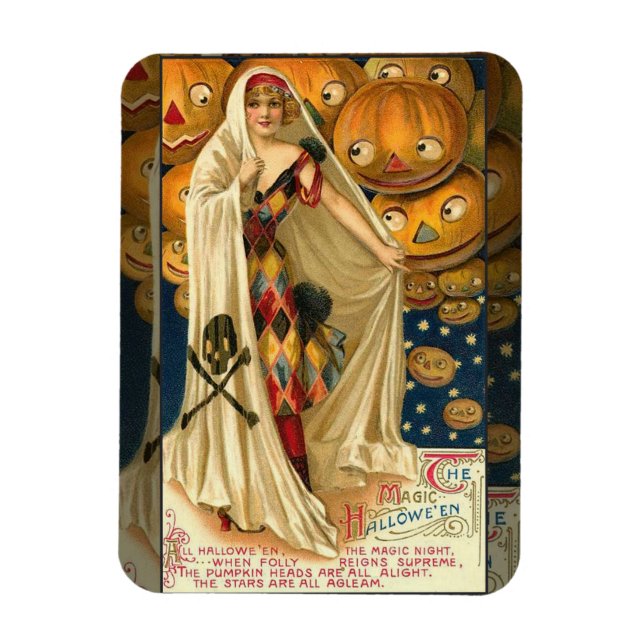 Magnet Flexible Vintage Halloween (Vertical)