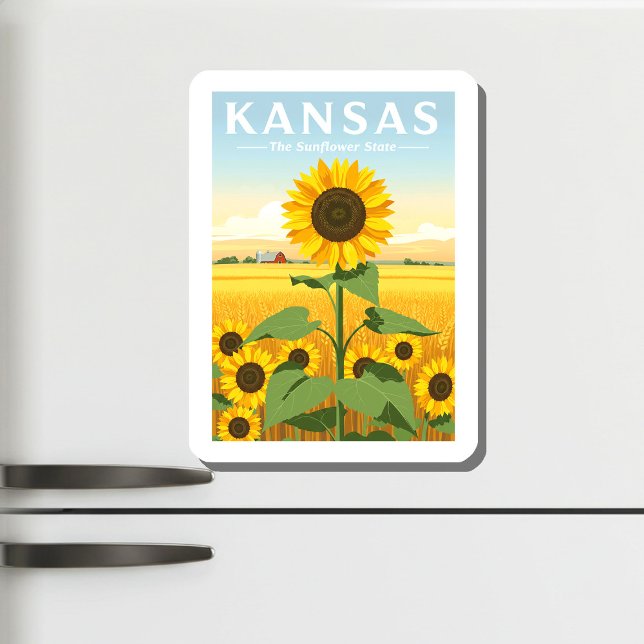 Magnet Flexible Vintage Kansas (Créateur téléchargé)