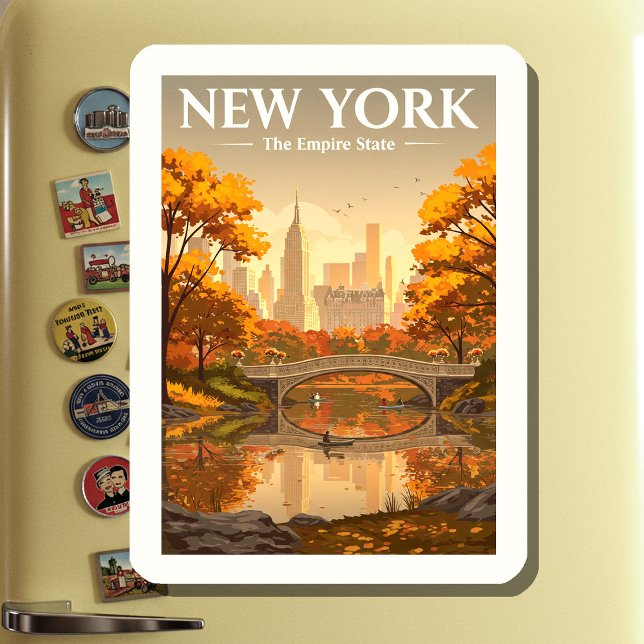 Magnet Flexible Vintage New York (Créateur téléchargé)