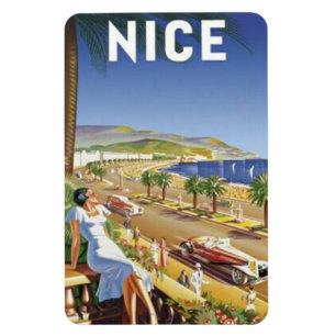 Magnet Flexible Vintage Nice, France -