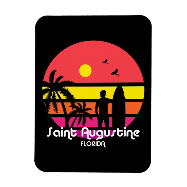 Magnet Flexible Vintage Saint Augustine Floride (Vertical)