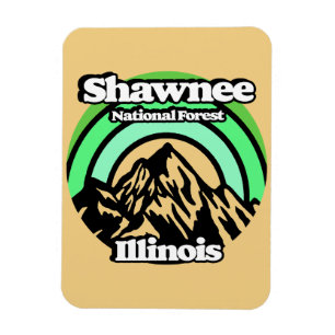Magnet Flexible Vintage Shawnee National Forest Illinois