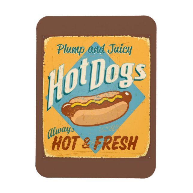 Magnet Flexible Vintage tin sign (Vertical)