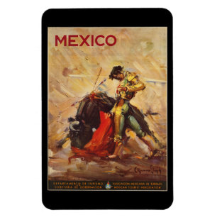 Magnet Flexible Vintage Travel Mexico