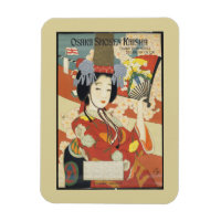 Vintage Travel Poster Osaka Japon
