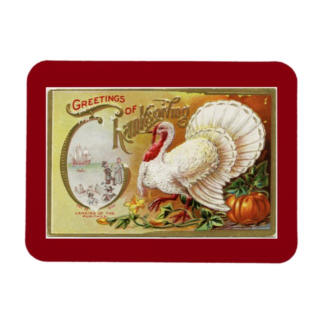 Magnet Flexible Vintage Turquie blanche (Horizontal)