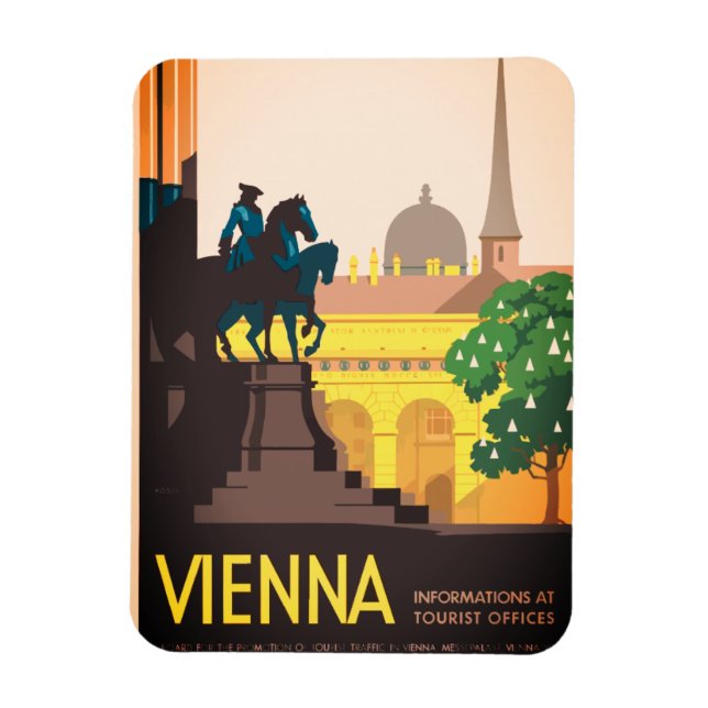 Magnet Flexible Vintage Vienna (Vertical)