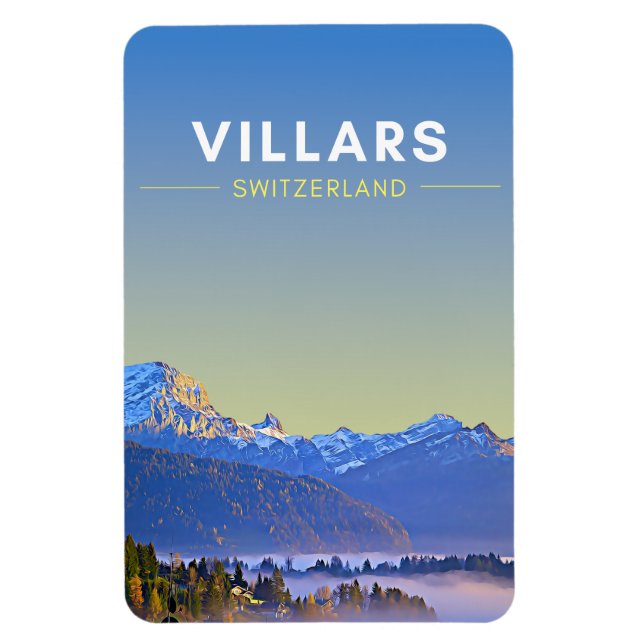 Magnet Flexible Vintage Villars (Vertical)