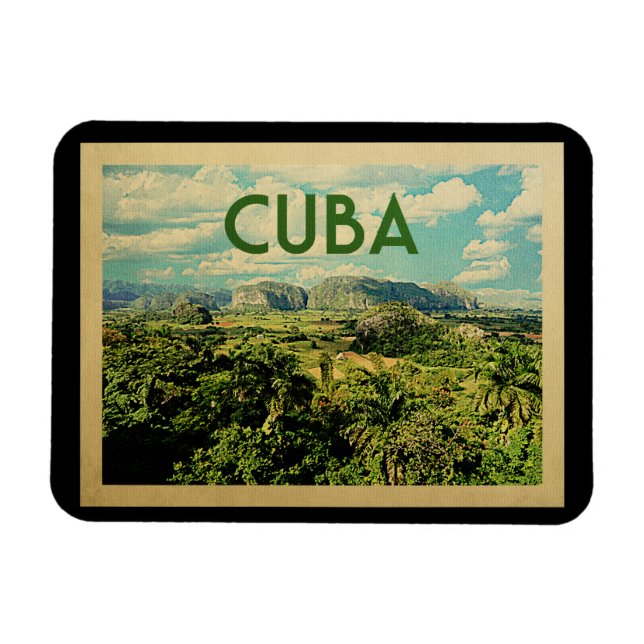 Magnet Flexible Vintage voyage Cuba (Horizontal)
