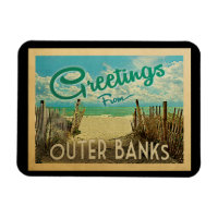 Vintage voyage de plage de Banks