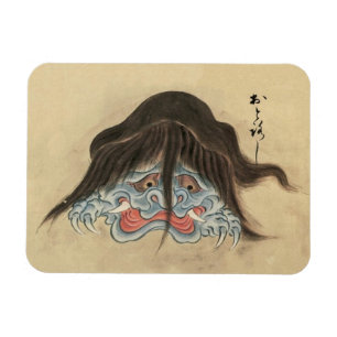 Magnet Flexible Vintage Yokai Otoroshi - Monstre Japonais