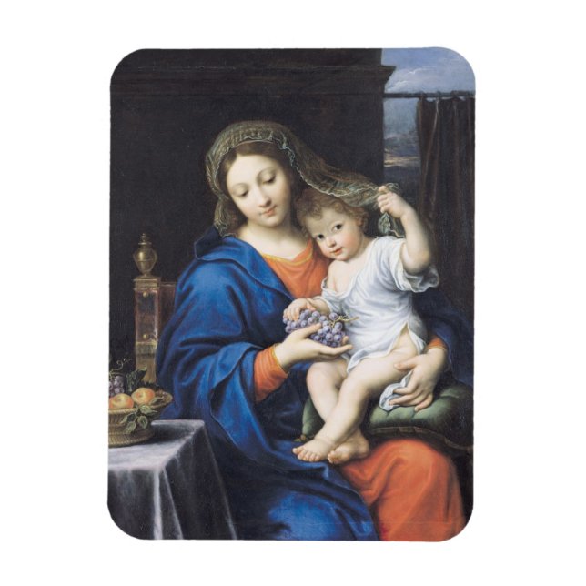 Magnet Flexible Virgin of the Grapes, 1640-50 (Vertical)