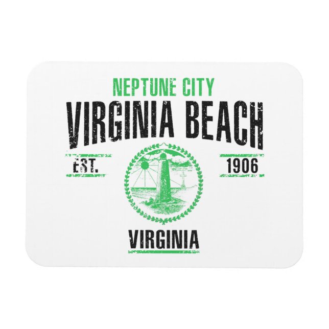 Magnet Flexible Virginia Beach (Horizontal)